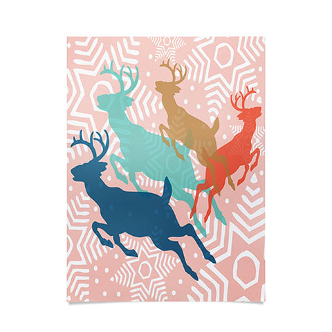 Heather Dutton Dashing Through The Snow Serene Poster