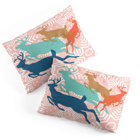 Heather Dutton Dashing Through The Snow Serene Pillow Shams