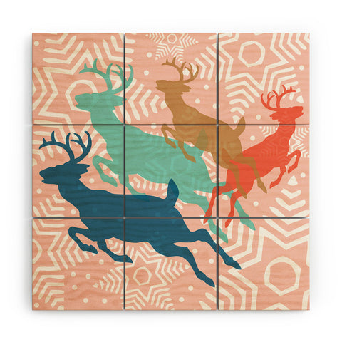 Heather Dutton Dashing Through The Snow Serene Wood Wall Mural