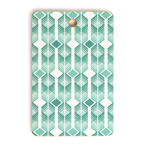 Heather Dutton De Lux Mint Cutting Board Rectangle