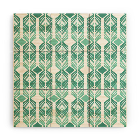 Heather Dutton De Lux Mint Wood Wall Mural