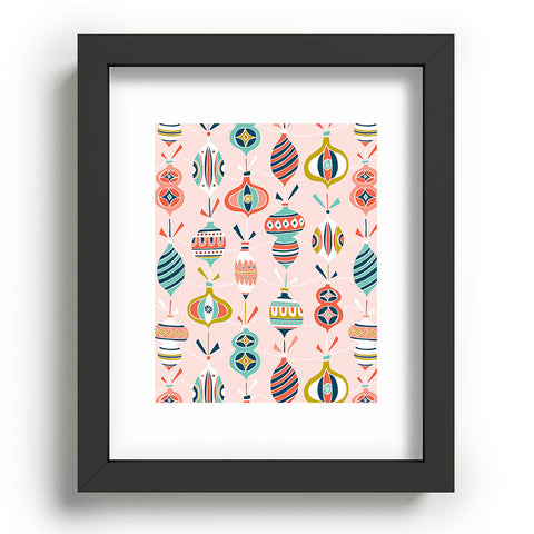 Heather Dutton Decorated Blush Recessed Framing Rectangle