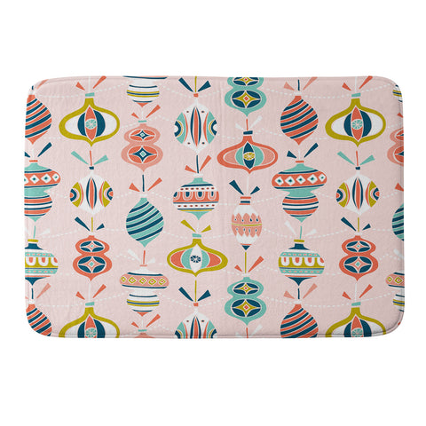 Heather Dutton Decorated Blush Memory Foam Bath Mat