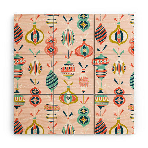 Heather Dutton Decorated Blush Wood Wall Mural