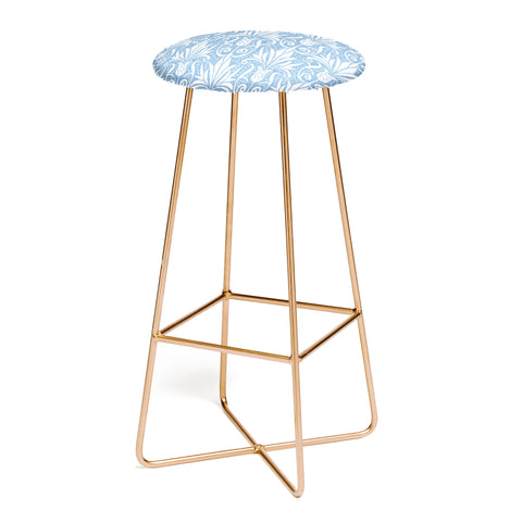 Heather Dutton Delancy Cornflower Blue Bar Stool