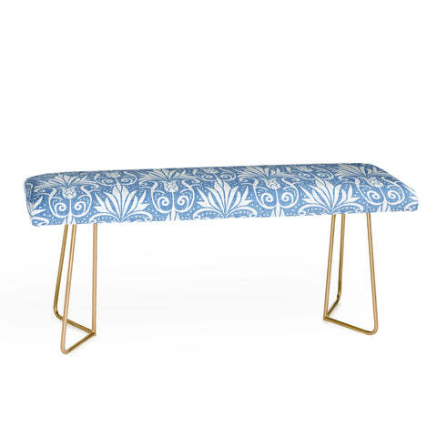 Heather Dutton Delancy Cornflower Blue Bench