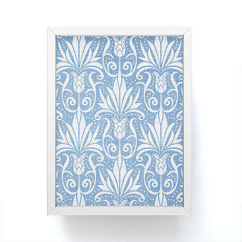 Heather Dutton Delancy Cornflower Blue Framed Mini Art Print