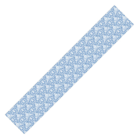 Heather Dutton Delancy Cornflower Blue Table Runner