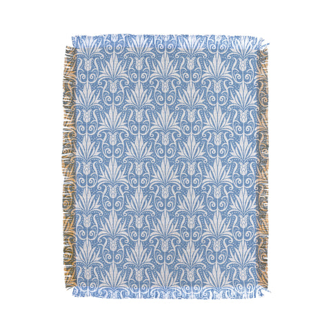 Heather Dutton Delancy Cornflower Blue Throw Blanket