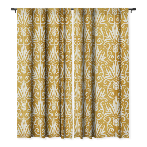 Heather Dutton Delancy Goldenrod Blackout Window Curtain