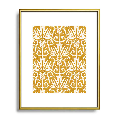 Heather Dutton Delancy Goldenrod Metal Framed Art Print