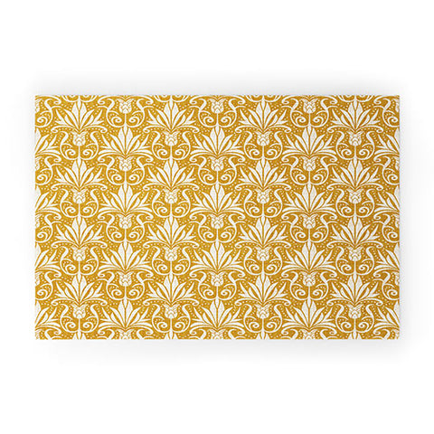 Heather Dutton Delancy Goldenrod Welcome Mat