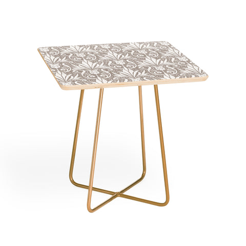Heather Dutton Delancy Taupe Side Table