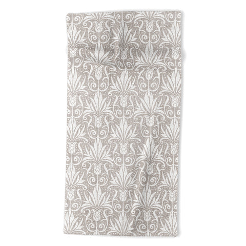 Heather Dutton Delancy Taupe Beach Towel