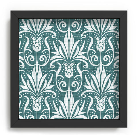 Heather Dutton Delancy Teal Recessed Framing Square
