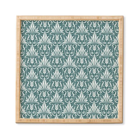 Heather Dutton Delancy Teal Framed Wall Art