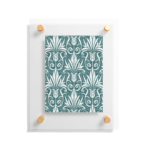 Heather Dutton Delancy Teal Floating Acrylic Print