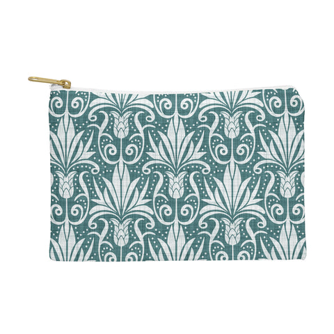 Heather Dutton Delancy Teal Pouch