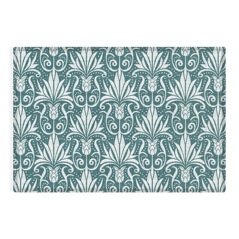 Heather Dutton Delancy Teal Outdoor Rug