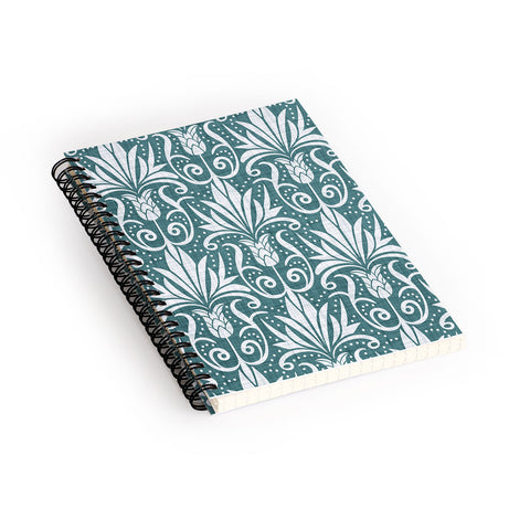 Heather Dutton Delancy Teal Spiral Notebook