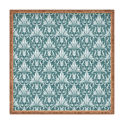 Heather Dutton Delancy Teal Square Tray