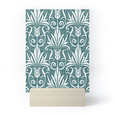 Heather Dutton Delancy Teal Mini Art Print