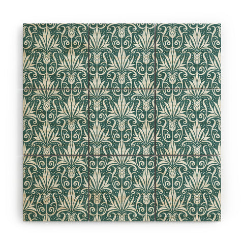 Heather Dutton Delancy Teal Wood Wall Mural