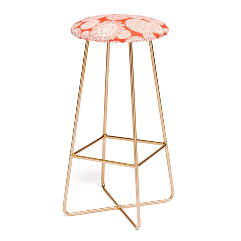 Heather Dutton Delightful Doilies Saffron Bar Stool