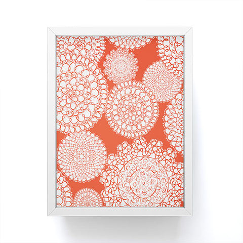 Heather Dutton Delightful Doilies Saffron Framed Mini Art Print
