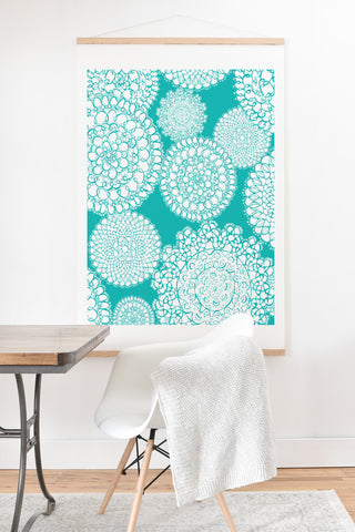 Heather Dutton Delightful Doilies Tiffany Art Print And Hanger