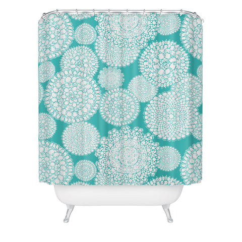 Heather Dutton Delightful Doilies Tiffany Shower Curtain