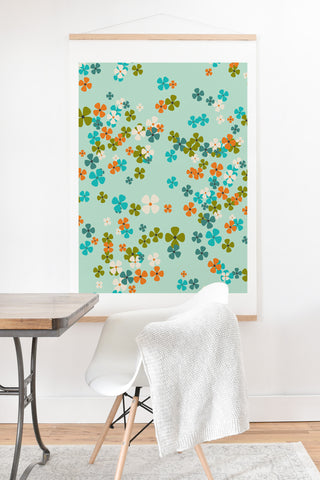 Heather Dutton Delilah Blue Art Print And Hanger