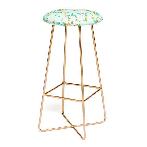 Heather Dutton Delilah Blue Bar Stool