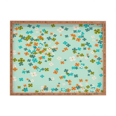 Heather Dutton Delilah Blue Rectangular Tray