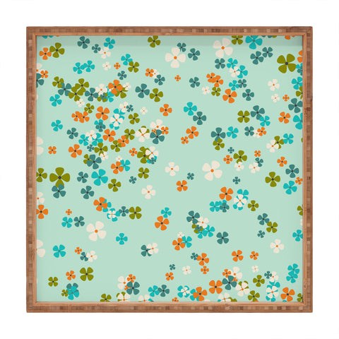 Heather Dutton Delilah Blue Square Tray