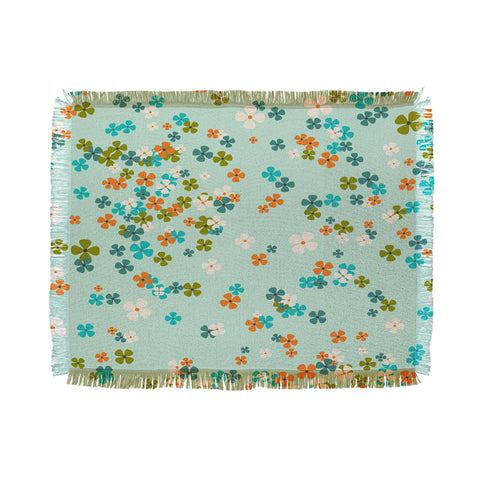 Heather Dutton Delilah Blue Throw Blanket