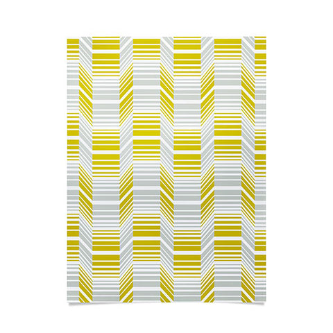 Heather Dutton Delineate Citron Poster