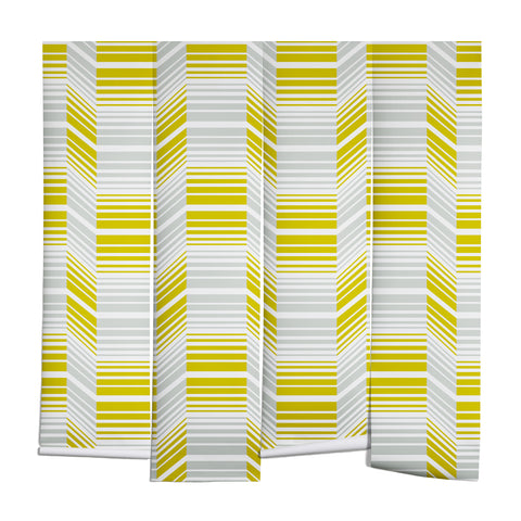 Heather Dutton Delineate Citron Wall Mural