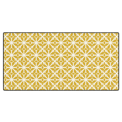 Heather Dutton Diamante Gold Desk Mat