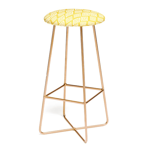 Heather Dutton Diamond In The Rough Gold Bar Stool