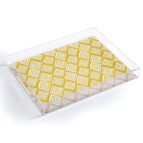 Heather Dutton Diamond In The Rough Gold Acrylic Tray