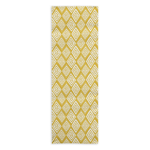Heather Dutton Diamond In The Rough Gold Yoga Towel