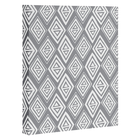 Heather Dutton Diamond In The Rough Grey Art Canvas