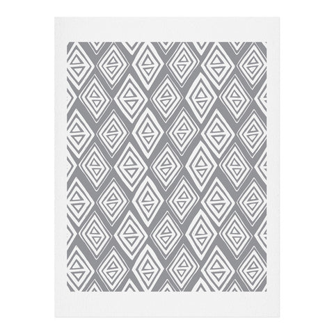 Heather Dutton Diamond In The Rough Grey Art Print