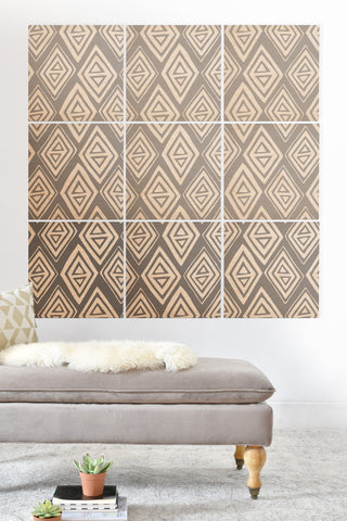 Heather Dutton Diamond In The Rough Grey Wood Wall Mural