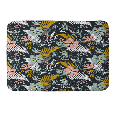 Heather Dutton Eden Midnight Memory Foam Bath Mat