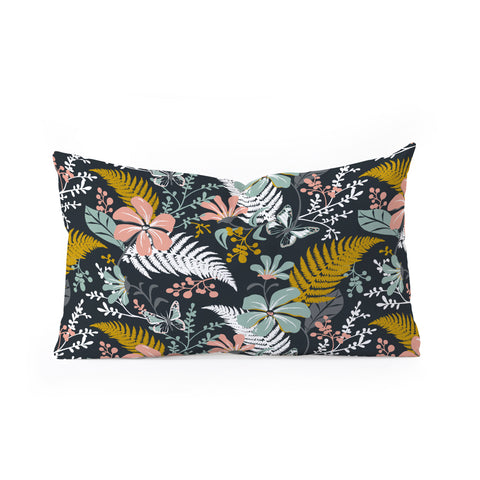 Heather Dutton Eden Midnight Oblong Throw Pillow