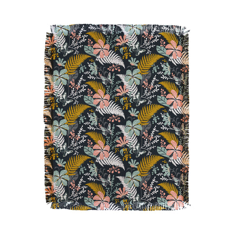 Heather Dutton Eden Midnight Throw Blanket