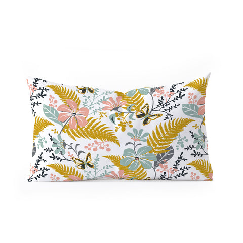 Heather Dutton Eden White Oblong Throw Pillow