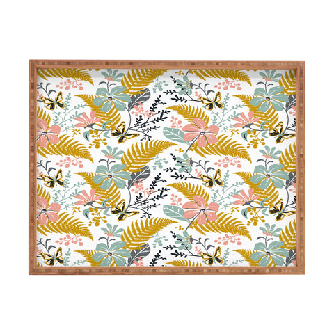 Heather Dutton Eden White Rectangular Tray